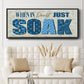 When in Doubt - Floater Framed Canvas Print