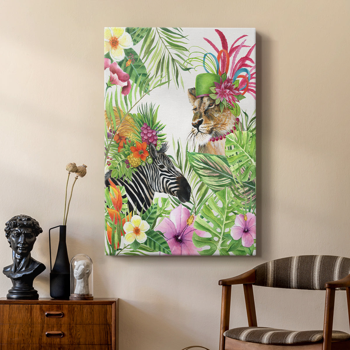 Jungle Royale II - Canvas Art Print