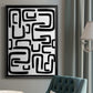 Shuffle II - Modern Framed Canvas Print