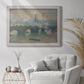 Waterloo Bridge, Gray Day - Ornate Framed Canvas Print