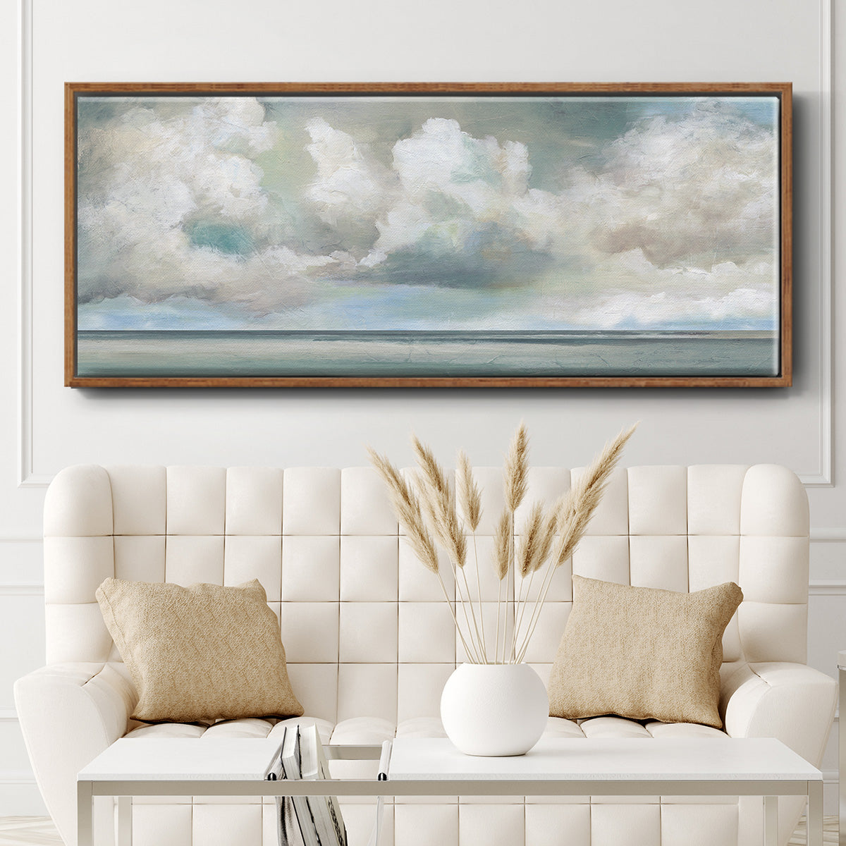 Cloudscape Vista I - Floater Framed Canvas Print
