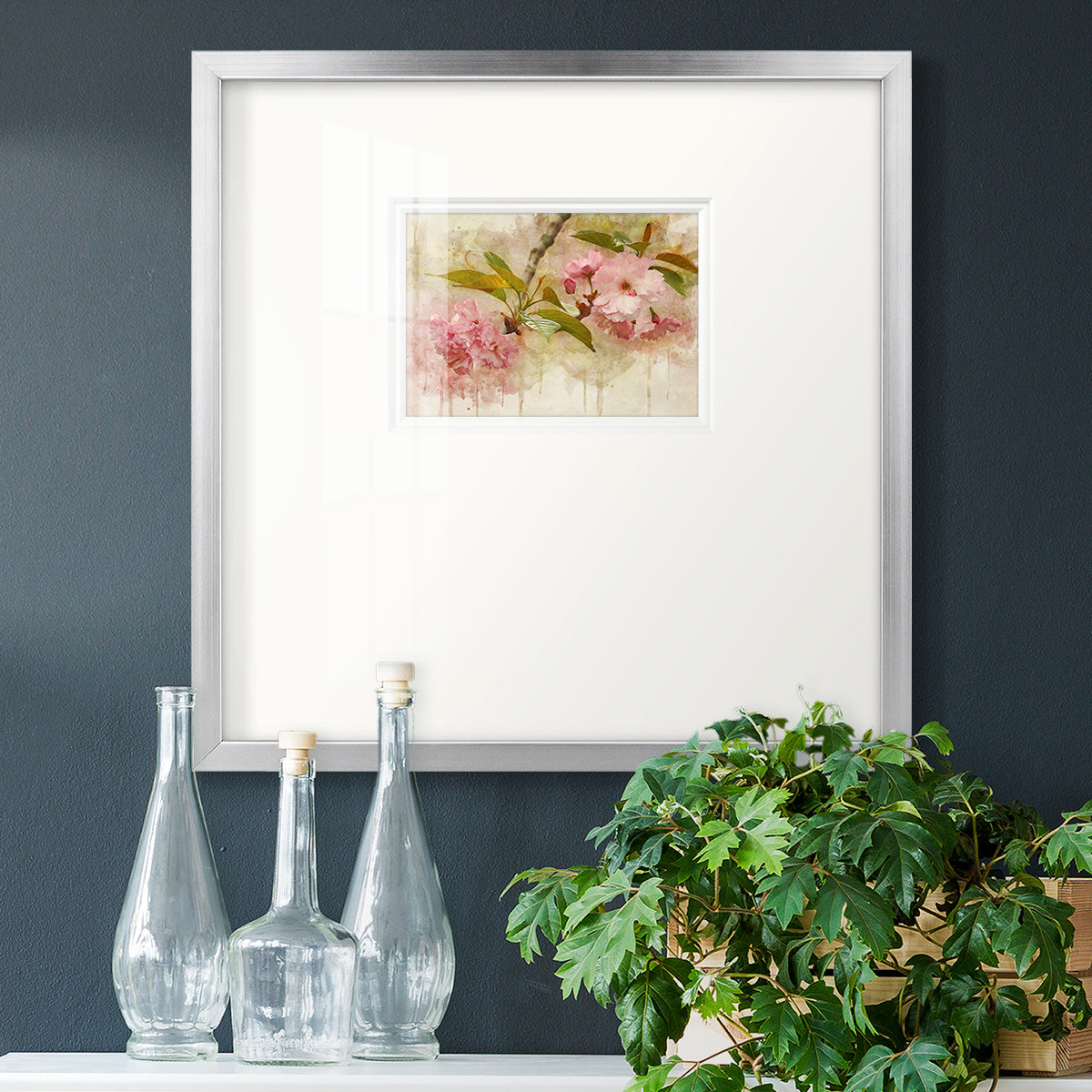 Blossom Elegance II Premium Framed Print Double Matboard