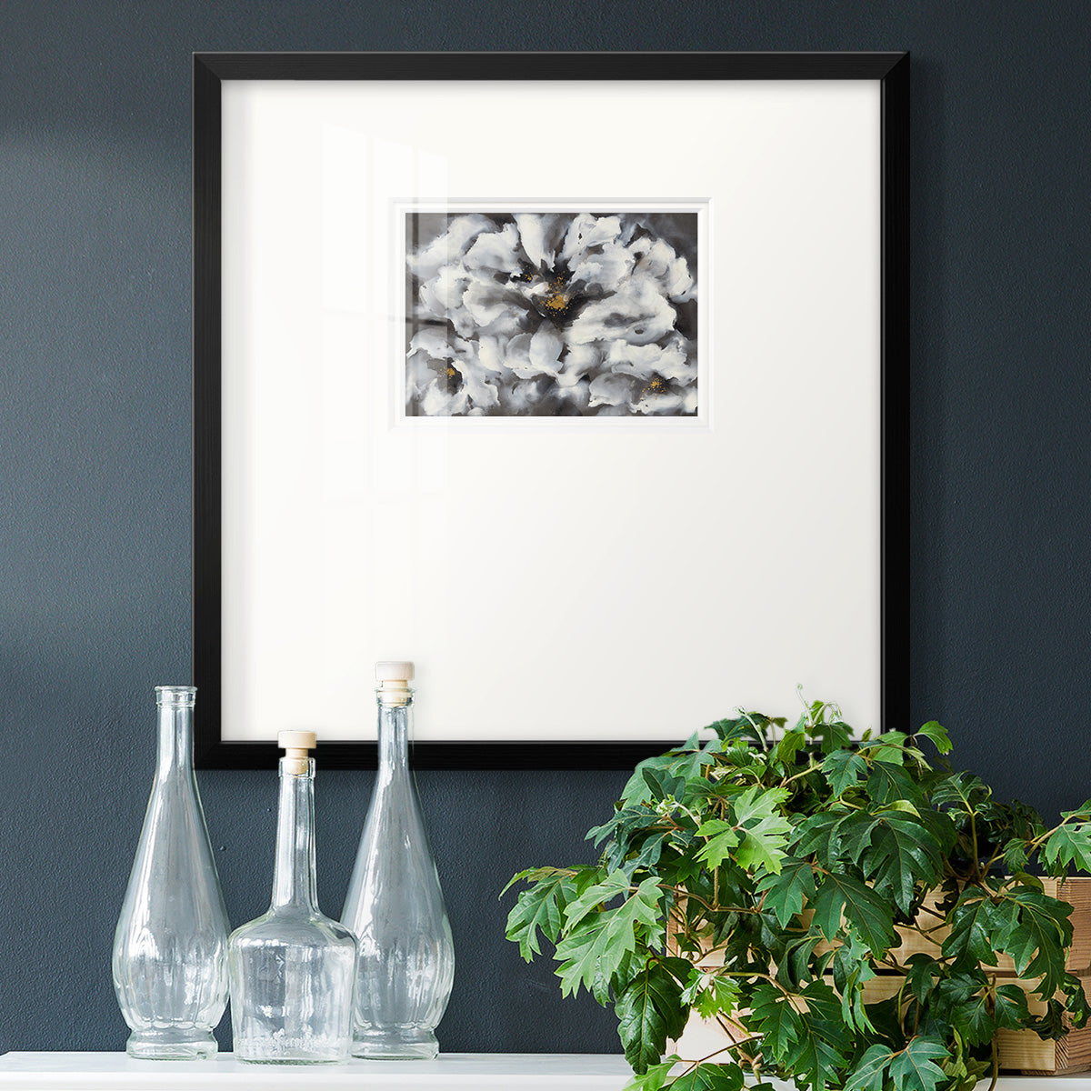 Peonia Premium Framed Print Double Matboard