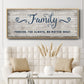 Family Forever - Floater Framed Canvas Print