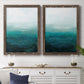 Drifting Sea I - Premium Framed Canvas 2 Piece Set - Ready to Hang