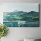 Green Grey Mountains II Premium Gallery Wrapped Canvas - Ready to Hang