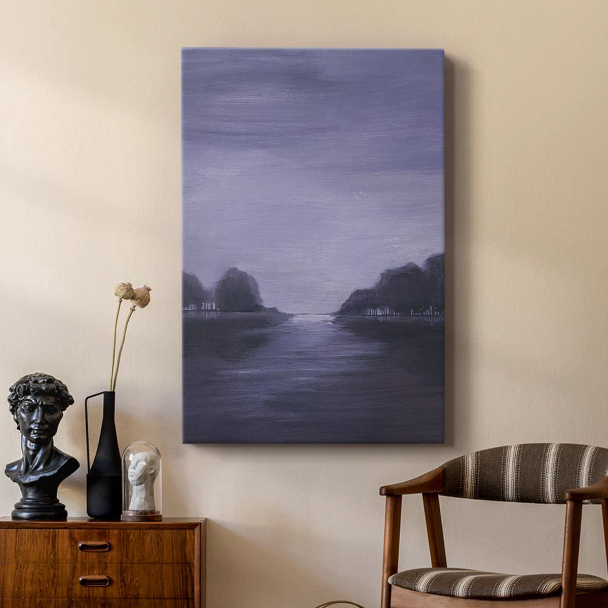 Amethyst Moonlight II - Canvas Art Print