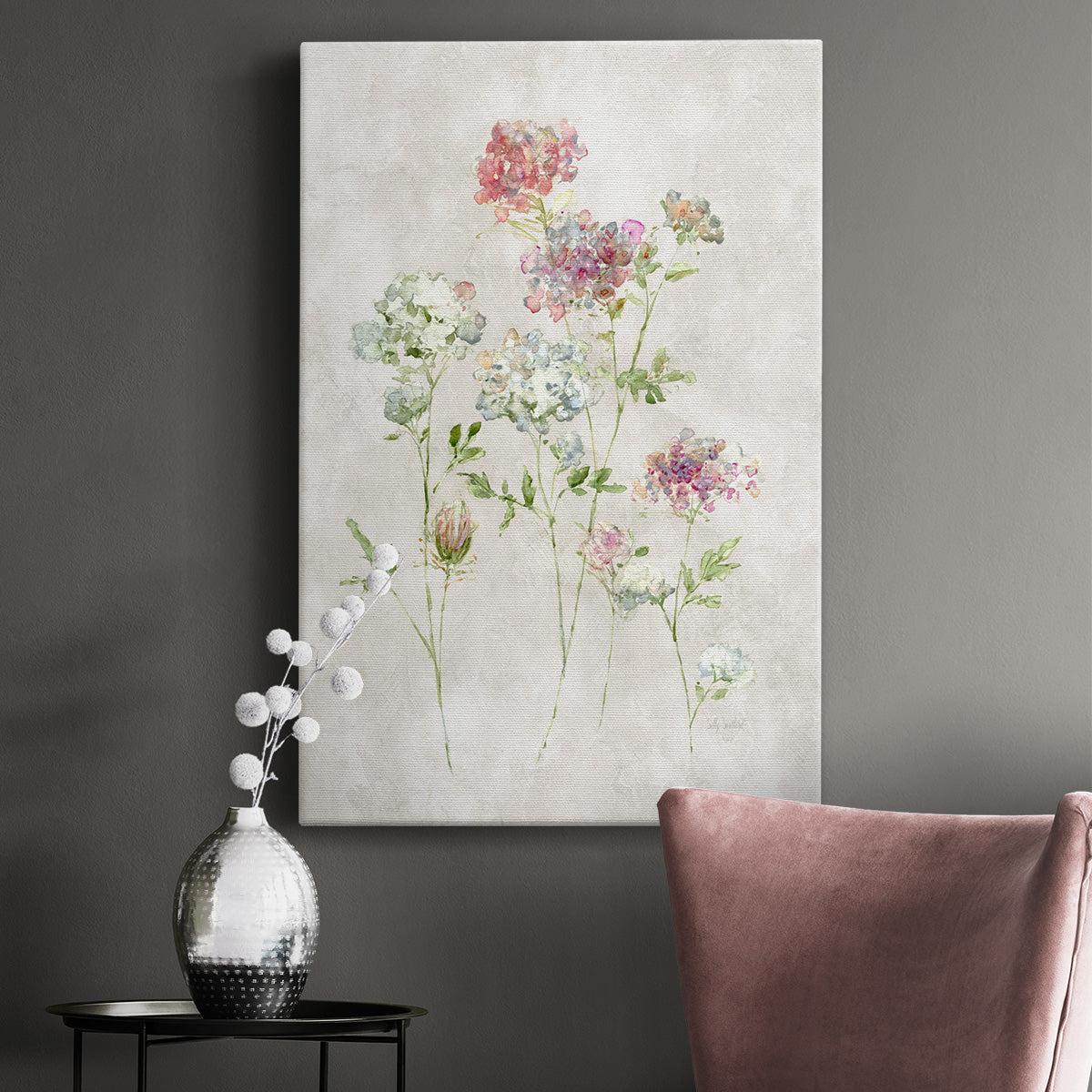 Soft Lace I Premium Gallery Wrapped Canvas - Ready to Hang