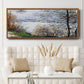 The Banks of the Seine, Ile de la Grande - Floater Framed Canvas Print
