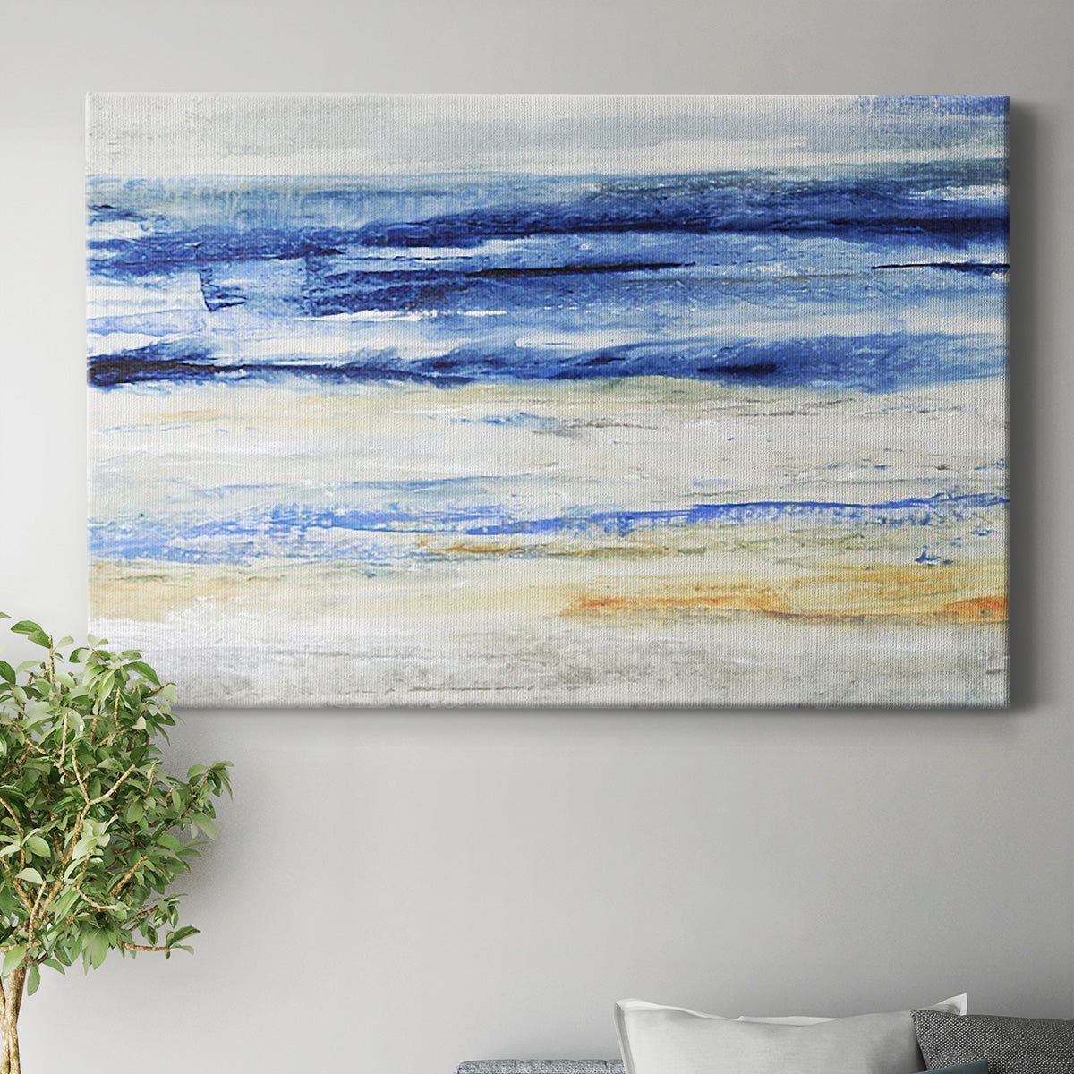 Choppy Seas II Premium Gallery Wrapped Canvas - Ready to Hang