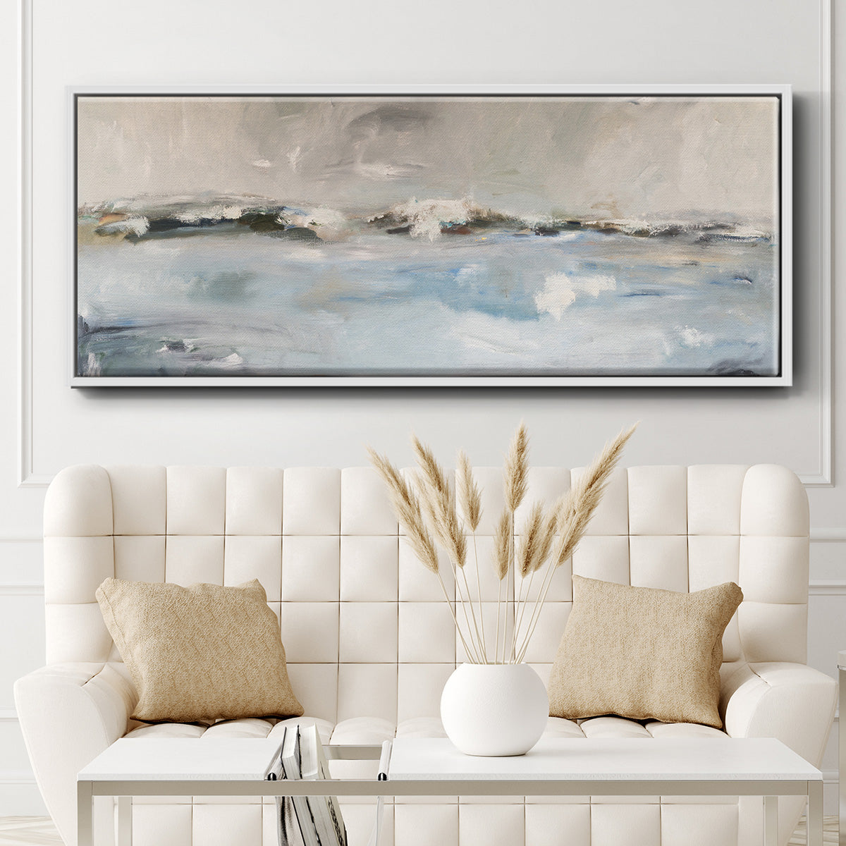 Surf Sans Turf - Floater Framed Canvas Print