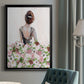 Beautiful Floral Contemplation I - Modern Framed Canvas Print