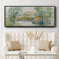 Trees on the Creek I - Floater Framed Canvas Print