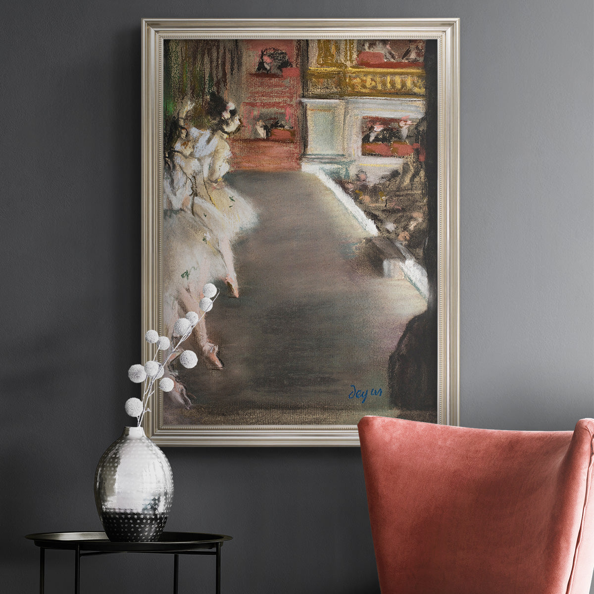 Dancers at the Old Opera House - Ornate Framed Canvas Print