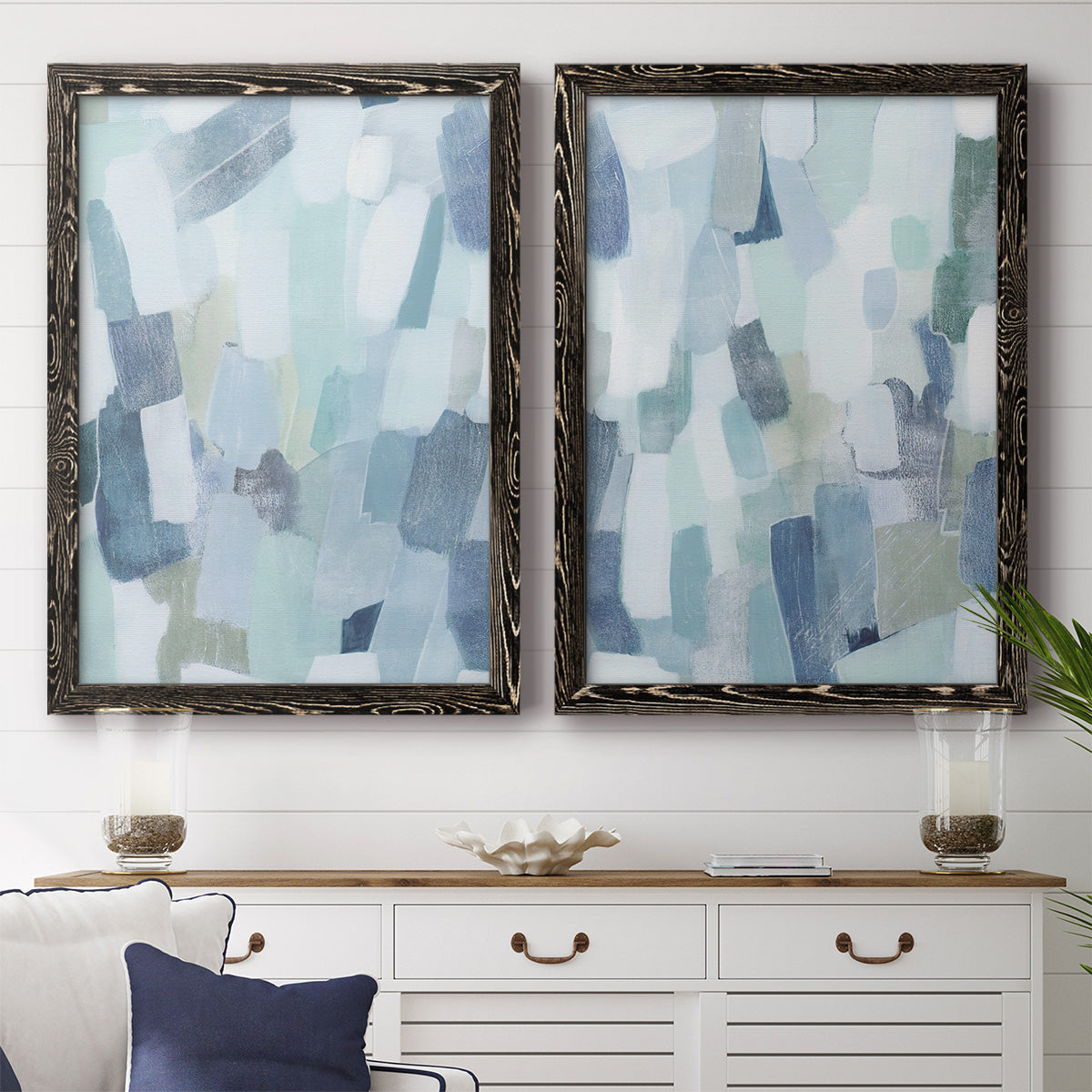 Dusky Gale I - Premium Framed Canvas 2 Piece Set - Ready to Hang