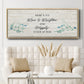Floral Happily - Floater Framed Canvas Print