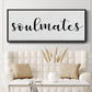 Soulmates - Floater Framed Canvas Print