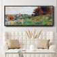 The Banks of the Seine at the Argenteuil Bridge, 1874 - Floater Framed Canvas Print