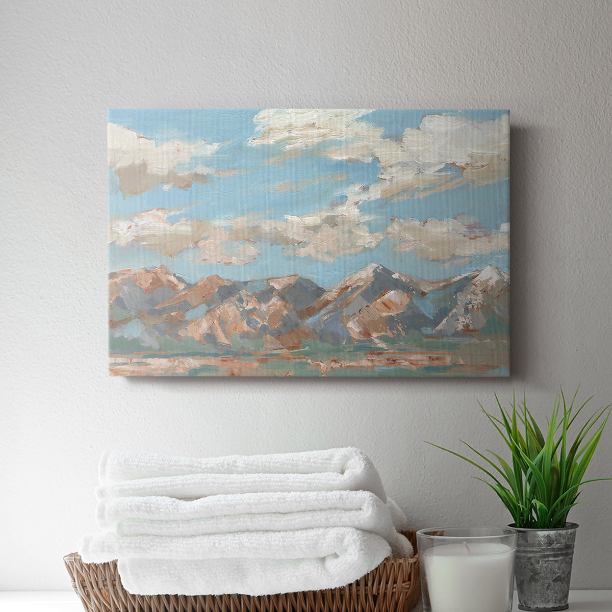 Pastel Western Vista I - Canvas Art Print