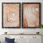 Wood Grain Suminagashi I - Premium Framed Canvas 2 Piece Set - Ready to Hang