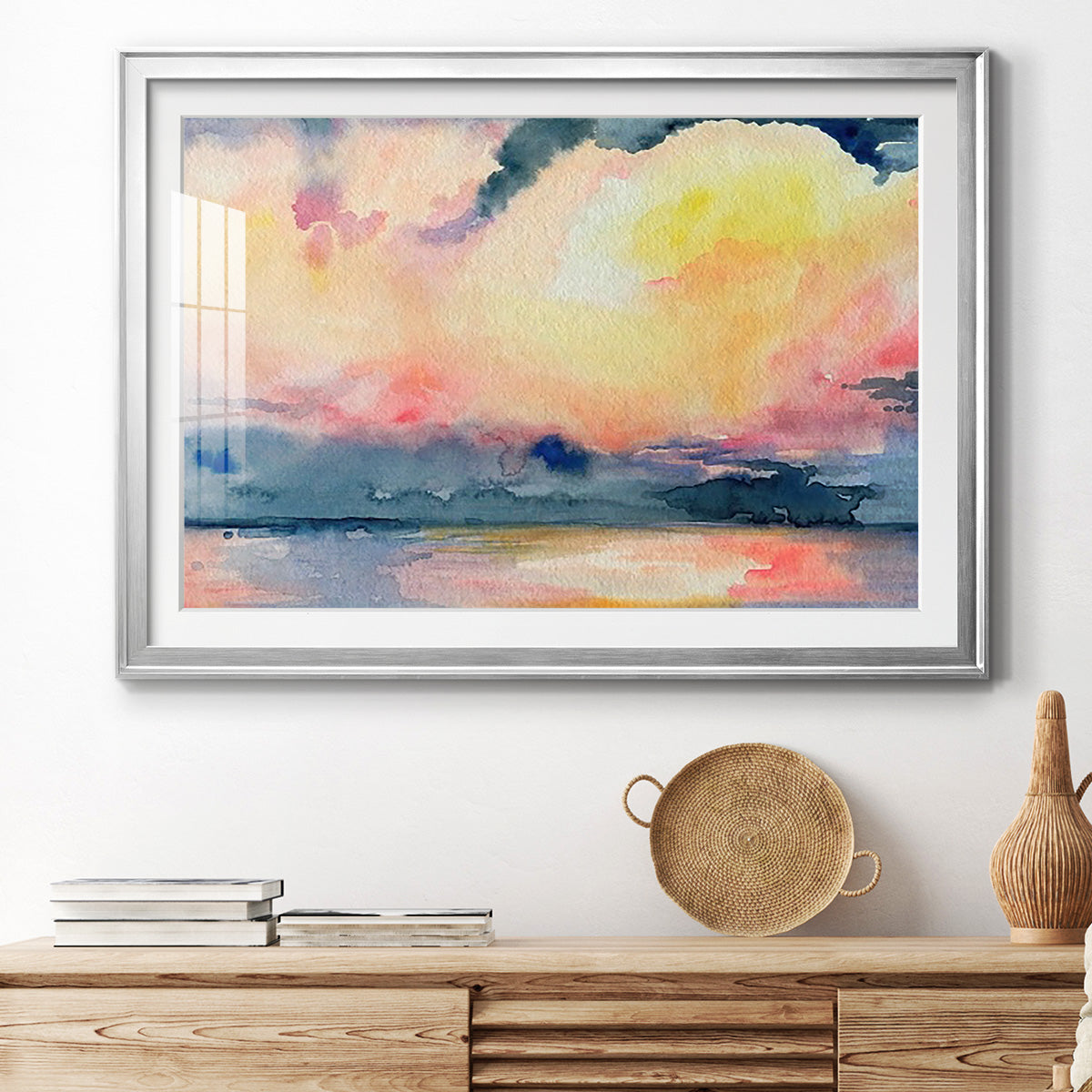Prism Seascape III - Modern Framed Art Print