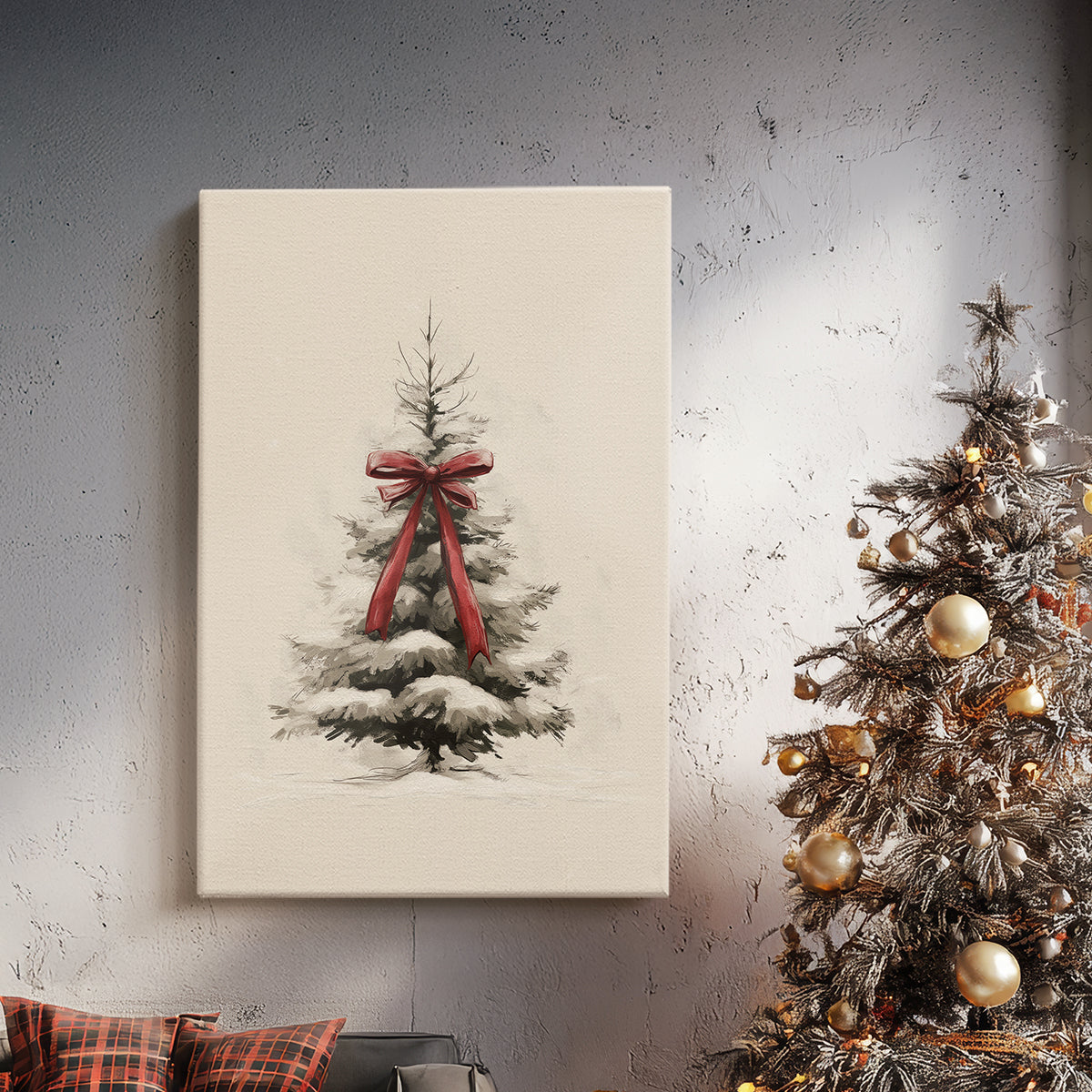 Frostlit Morning at Night - Canvas Art Print