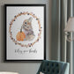 Harvest Home Bunny - Modern Framed Canvas Print