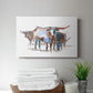 Modern Longhorns II - Canvas Art Print