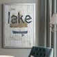 Lake Calls Me - Modern Framed Canvas Print