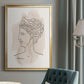 Greek Busts VI - Modern Framed Canvas Print