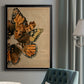 Winged Wreath I - Modern Framed Canvas Print