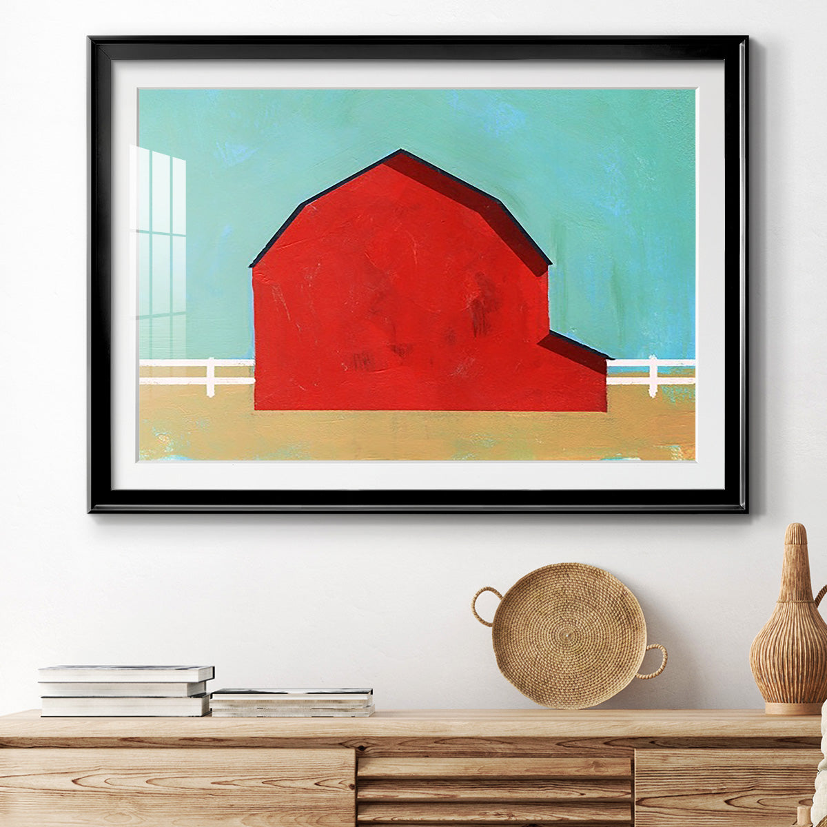 Big Red One I Premium Framed Print - Ready to Hang