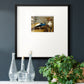 Golden Peacock v Premium Framed Print Double Matboard