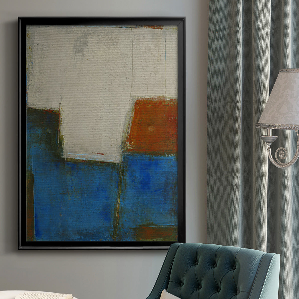 Complex Thought - Modern Framed Canvas Print