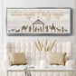 Silent Night Nativity - Floater Framed Canvas Print