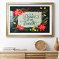 Bright Christmas Night  II - Modern Framed Art Print