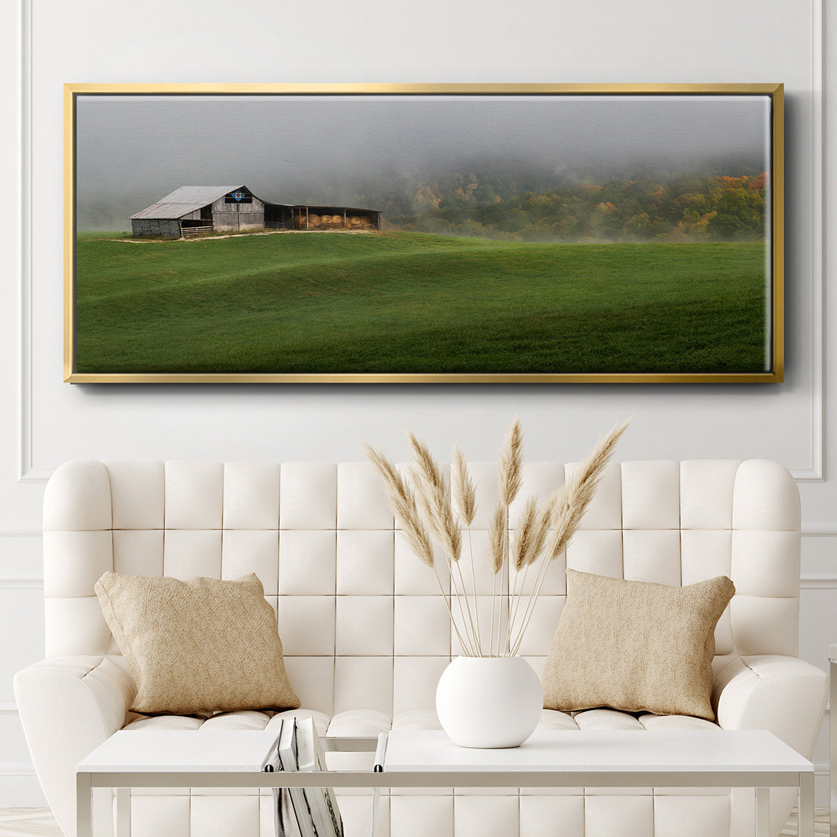 Mountain Air - Floater Framed Canvas Print