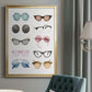 Vintage Glasses II - Modern Framed Canvas Print