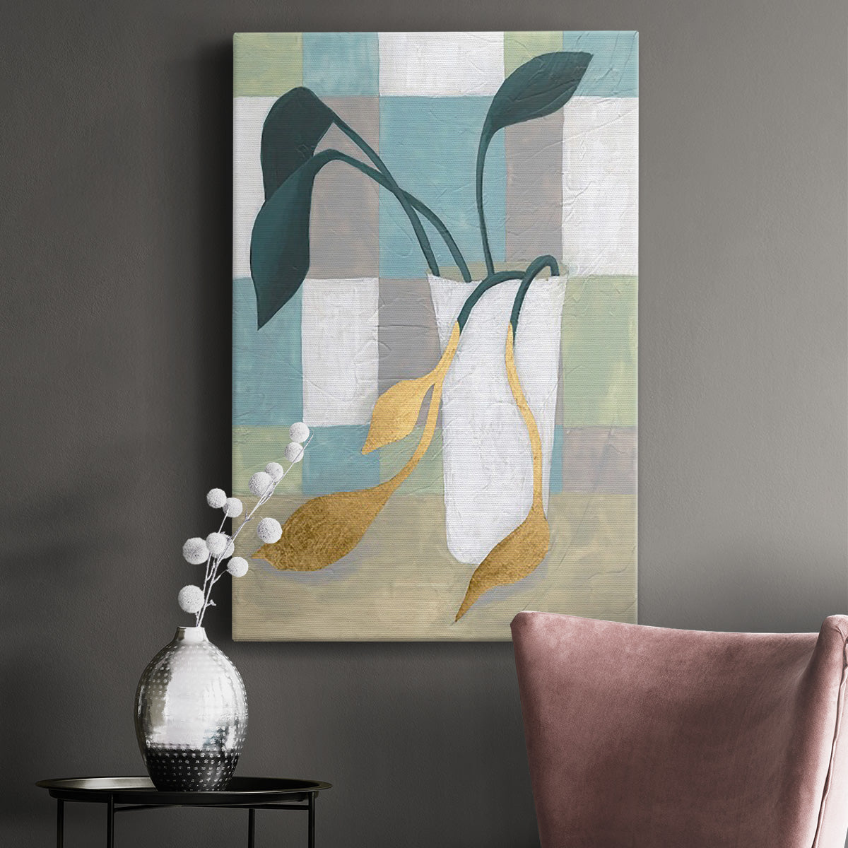 Plant Vased I - Canvas Art Print