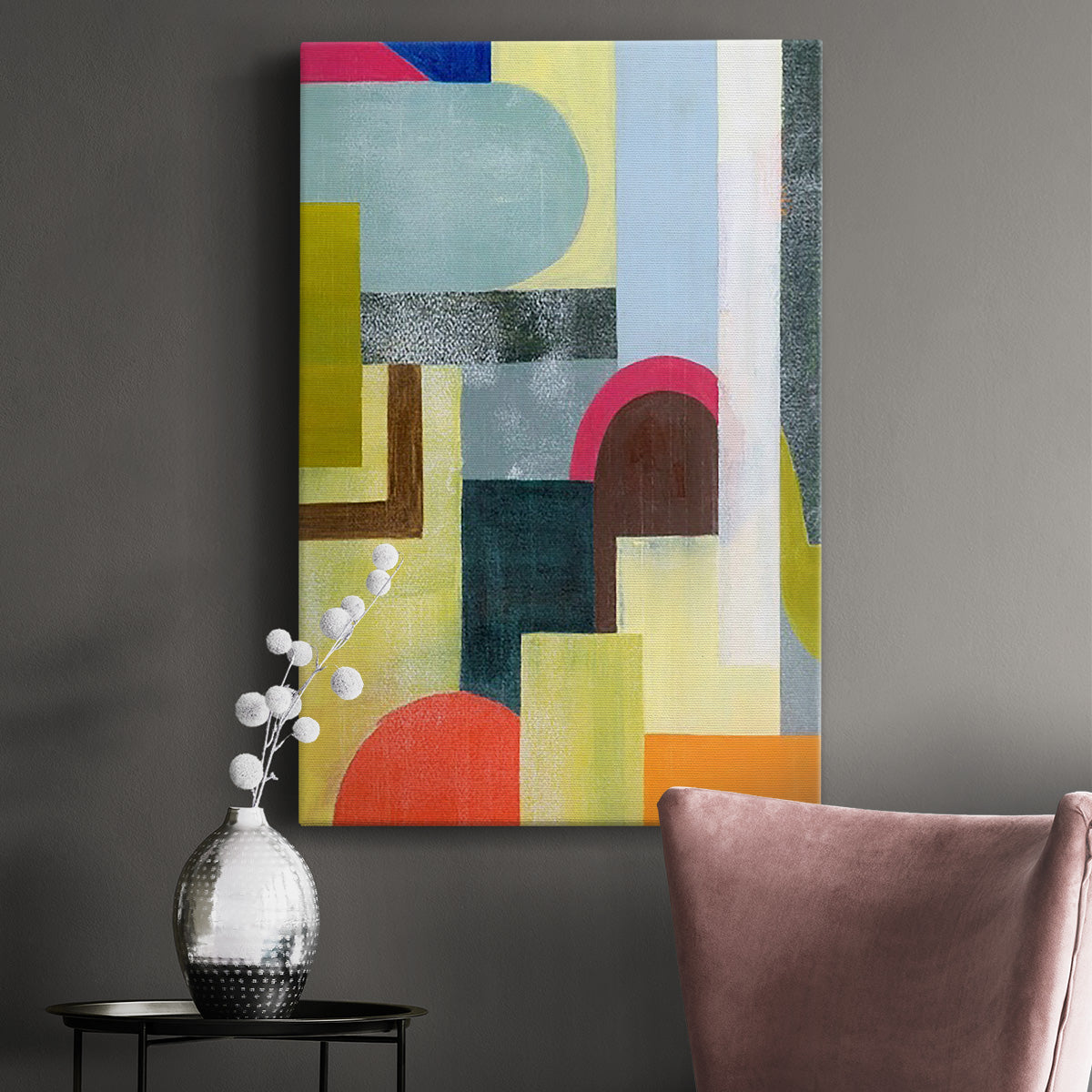 City of Rainbows I - Canvas Art Print