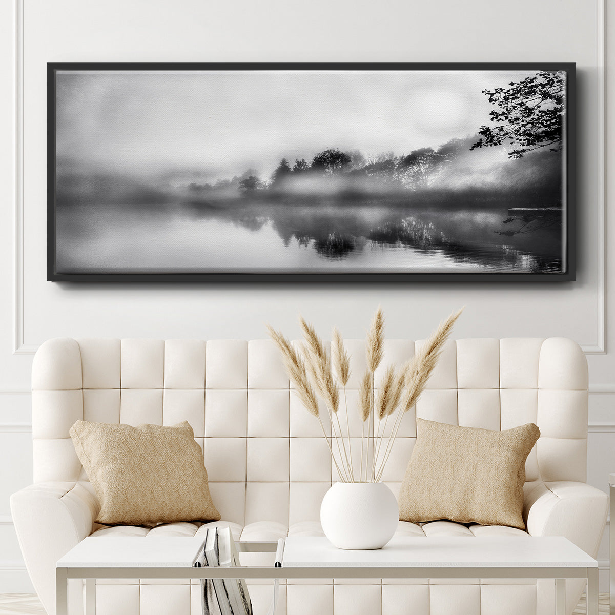 Soft Wonders - Floater Framed Canvas Print