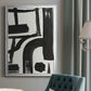 Inkwell Intersect I - Modern Framed Canvas Print