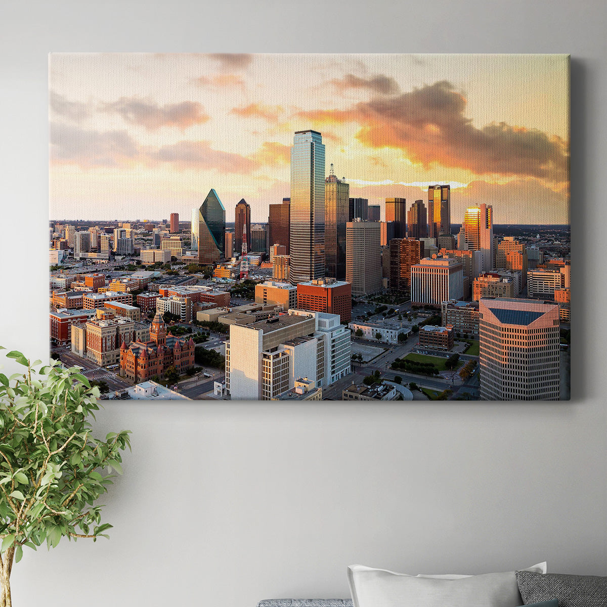 Dallas, Texas Cityscape - Canvas Art Print