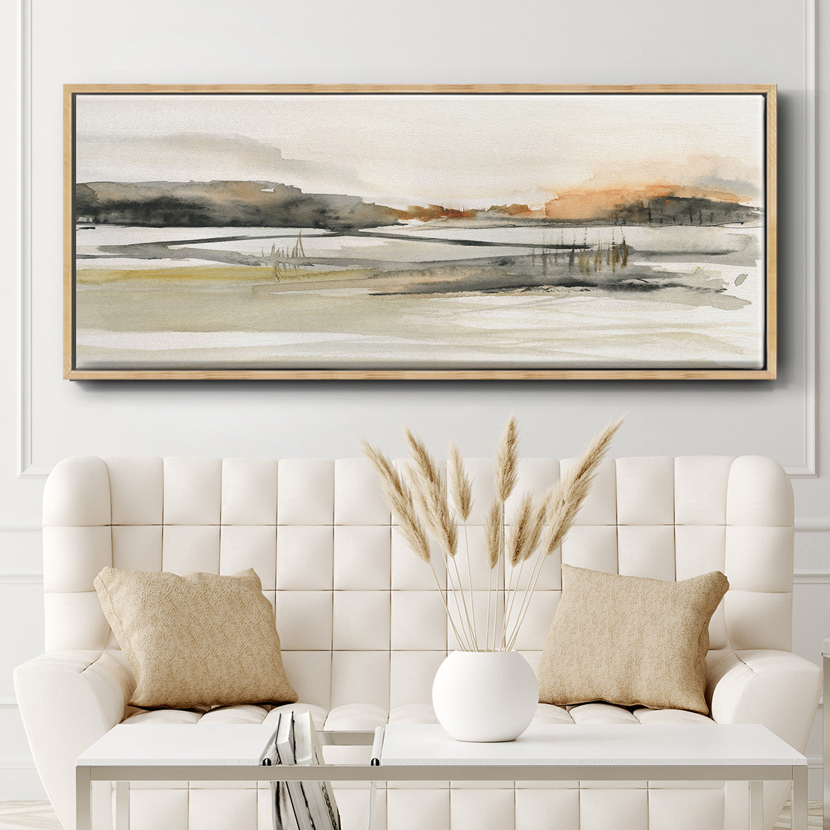 Turnwood Clearing - Floater Framed Canvas Print