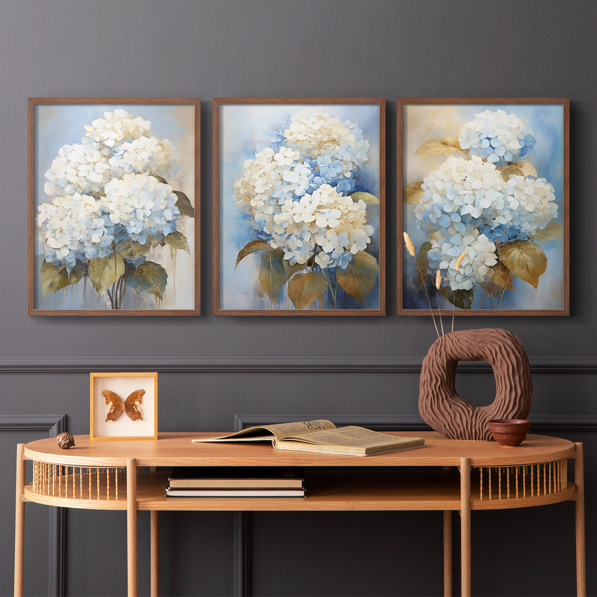 Floral Study Series XLIII - Restickable Framed Art Set