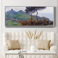 The Church at Varengaville, Grey Weather, 1882 - Floater Framed Canvas Print