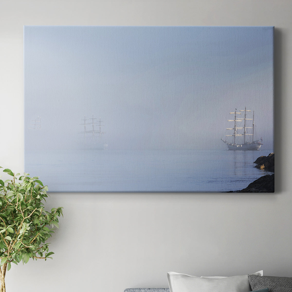 In the Mist - Canvas Art Print