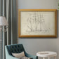 Sailboat Blueprint I Premium Framed Canvas- Ready to Hang