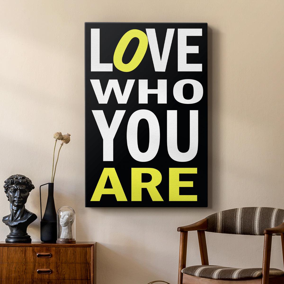 Love Who You Are - Canvas Art Print