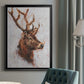 Stag Study II - Modern Framed Canvas Print